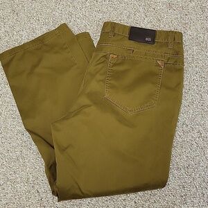 Enzo Denim brown denim pants sz 40  100% cotton.  Men's 29" inseam